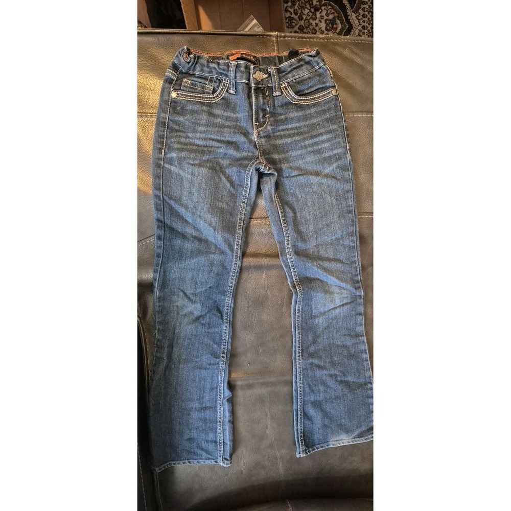 Levi Strauss Kids Jeans Size 8 Regular Blue‎ Denim Flap Pocket